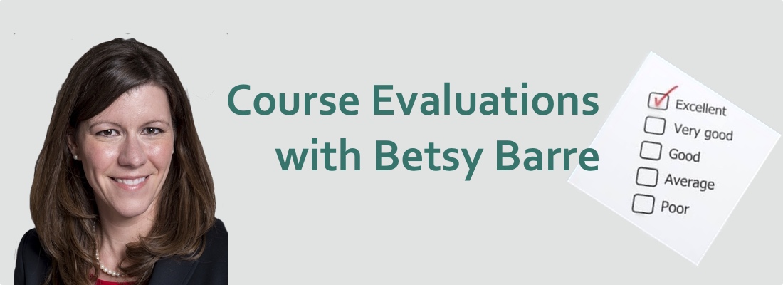 Podcast #72: Course Evaluations with Betsy Barre
                               