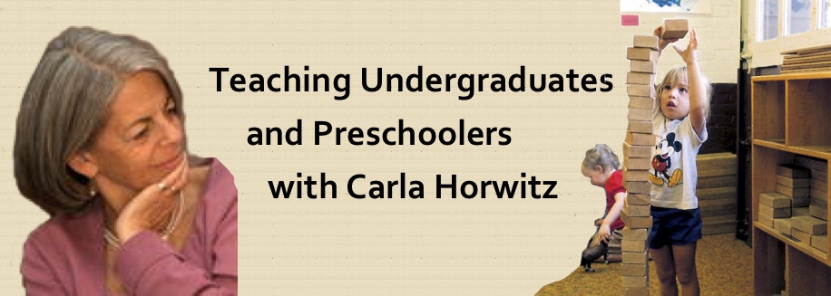 Podcast #11: Teaching Undergraduates and Preschoolers with Carla Horwitz
                               