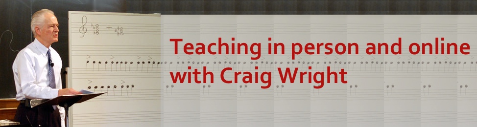 Podcast #12: Teaching in person and online with Craig Wright
                               
