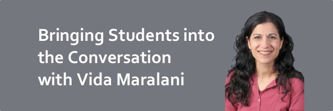Podcast #9: Bringing Students into the Conversation with Vida Maralani
                               